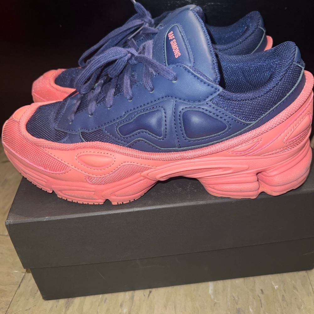 Adidas X Raf Simons Ozweego leather sneakers